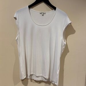 Santorelli cap-sleeve top - L